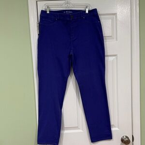 Chico’s purple platinum pants.
